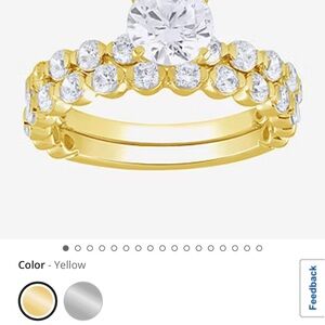 Elegant Gold and Silver Women's Ring Set